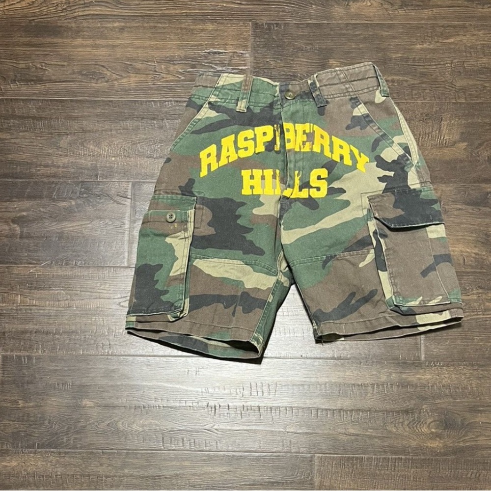 Raspberry Hills Camo Cargo Shorts